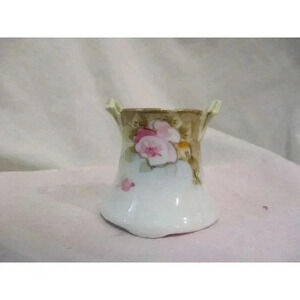 Little Creamer‎ pot hand-painted Nippon re-purpose incense holder jewelry floral